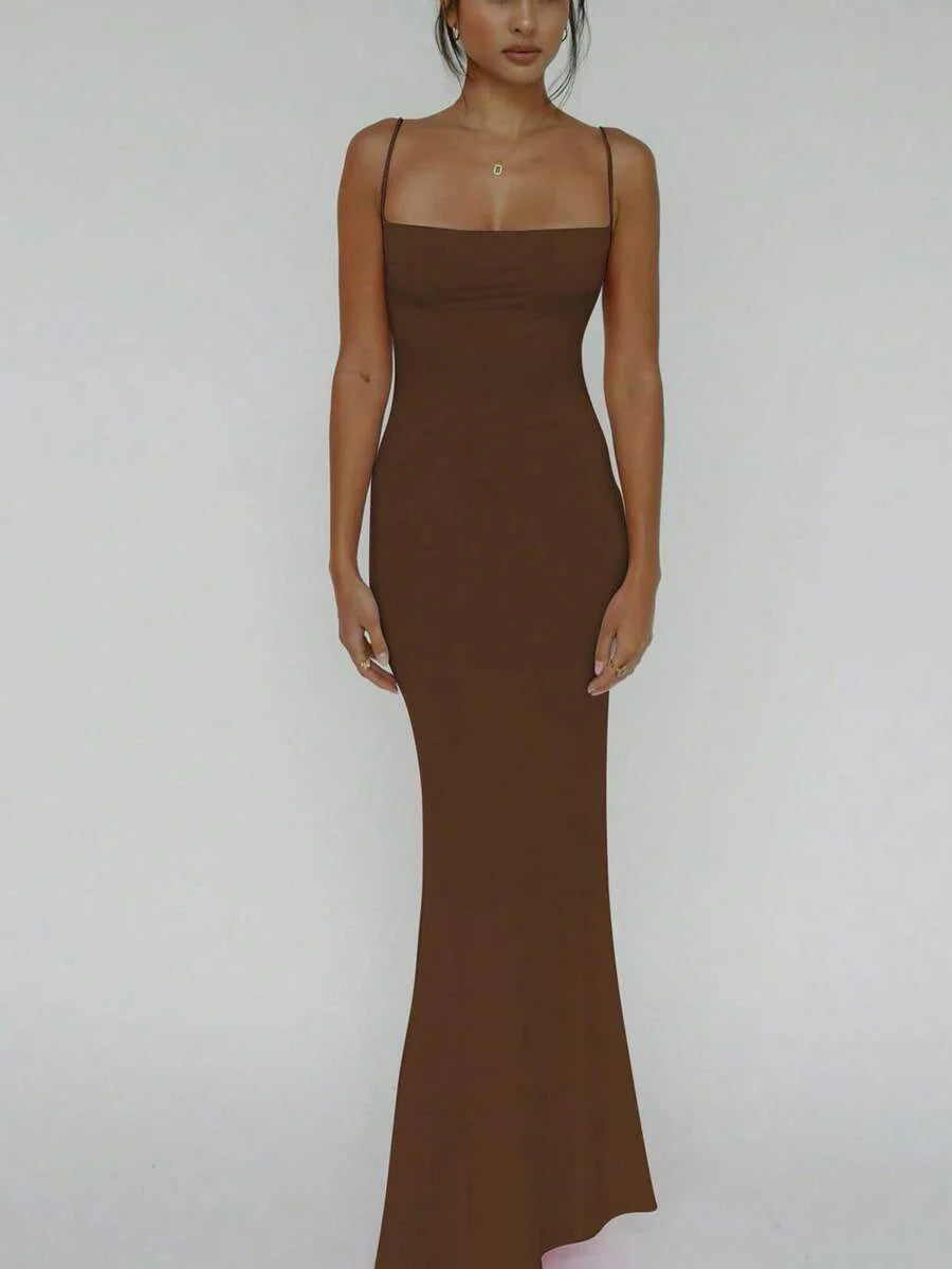 VERDÉ - Maxi Bodycon Slip Dress