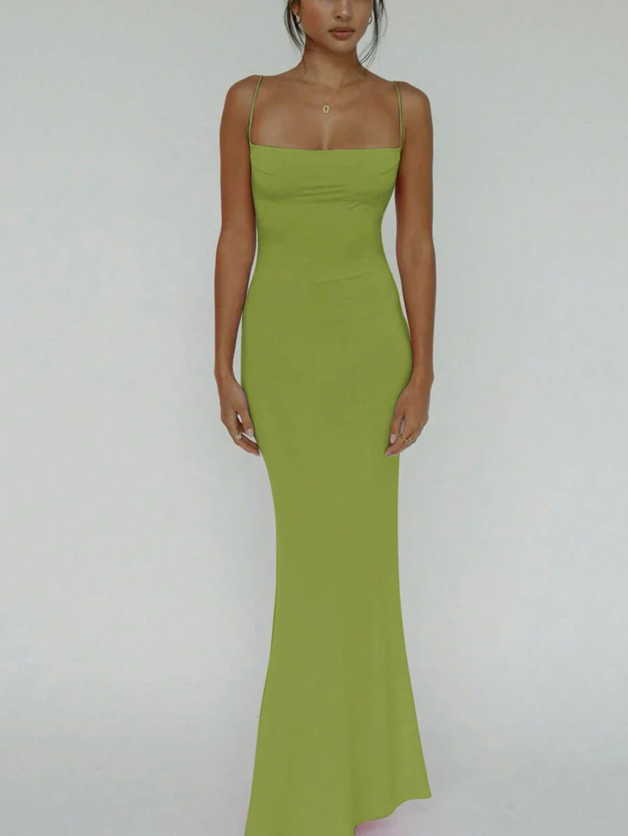 VERDÉ - Maxi Bodycon Slip Dress