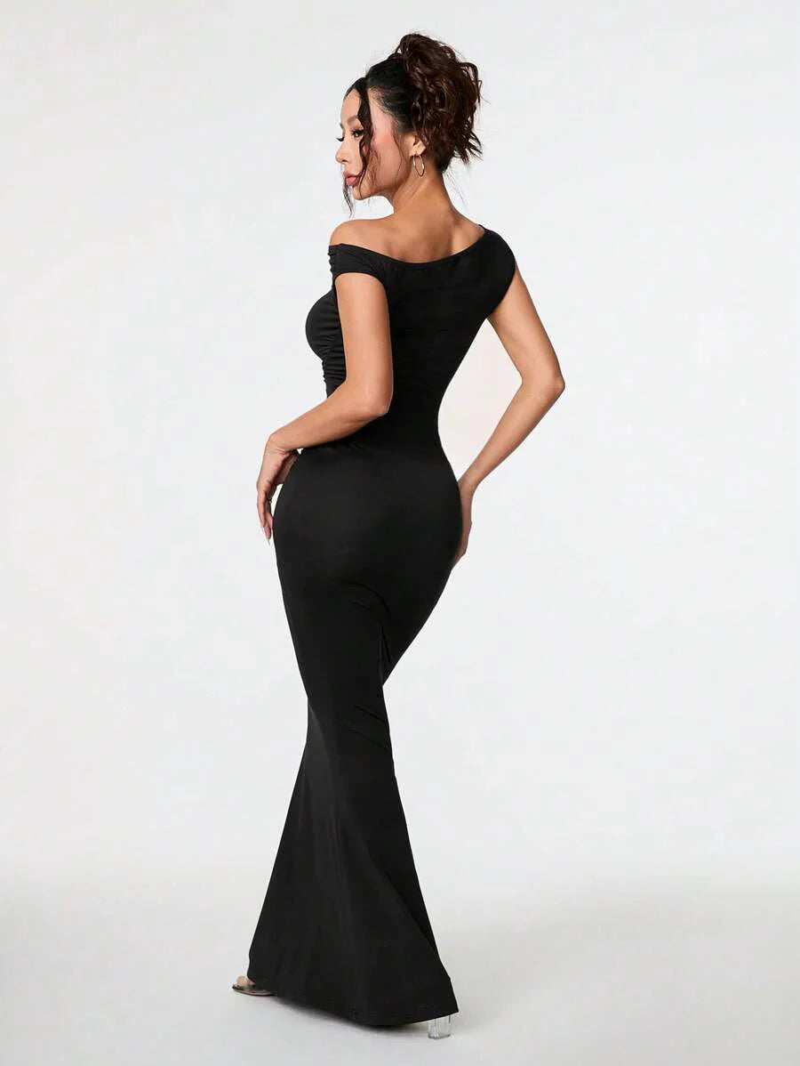 SVELTA - Petite One Shoulder Mermaid Maxi Dress