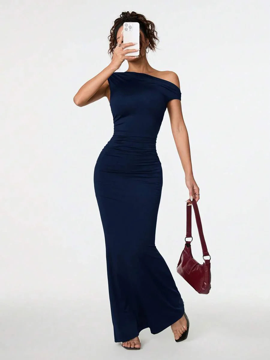 SVELTA - Petite One Shoulder Mermaid Maxi Dress