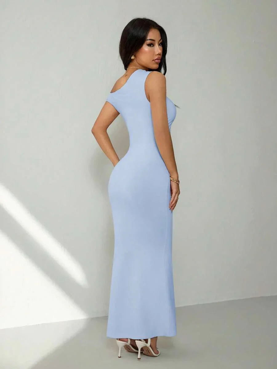 SVELTA - Petite One Shoulder Mermaid Maxi Dress