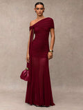 ÉLIRA - Asymmetric Bodycon Maxi Dress