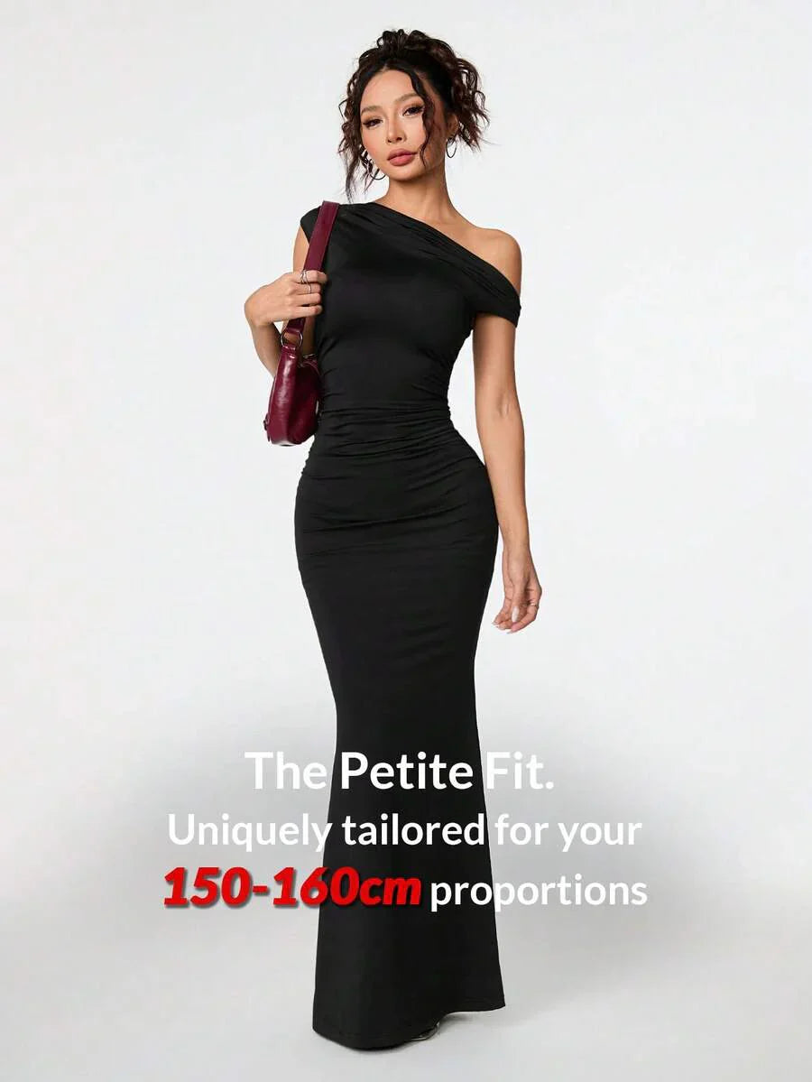SVELTA - Petite One Shoulder Mermaid Maxi Dress