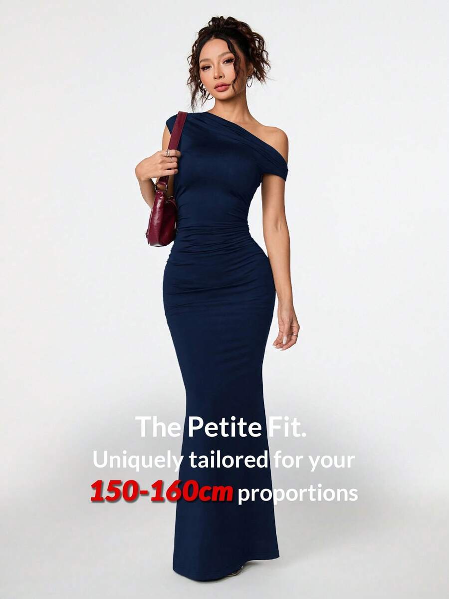 SVELTA - Petite One Shoulder Mermaid Maxi Dress