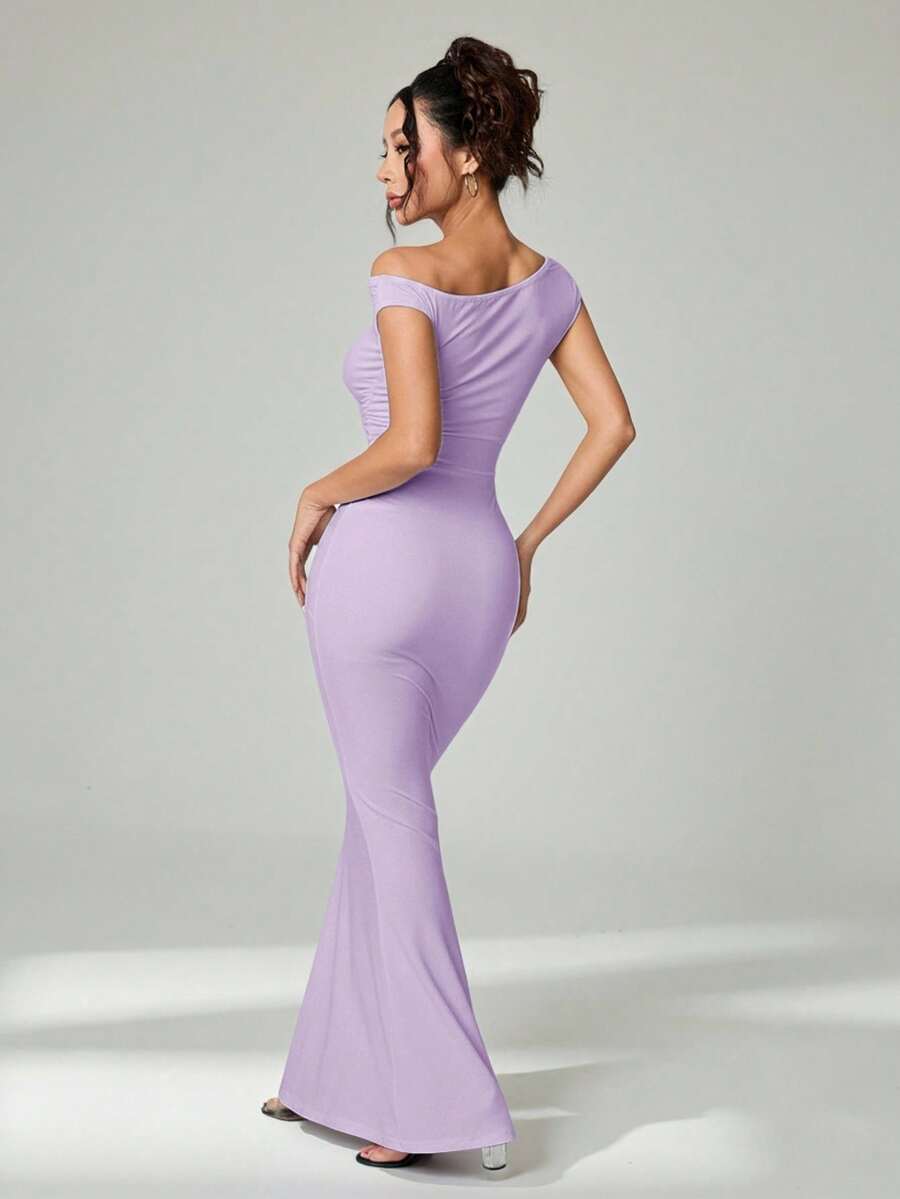 SVELTA - Petite One Shoulder Mermaid Maxi Dress