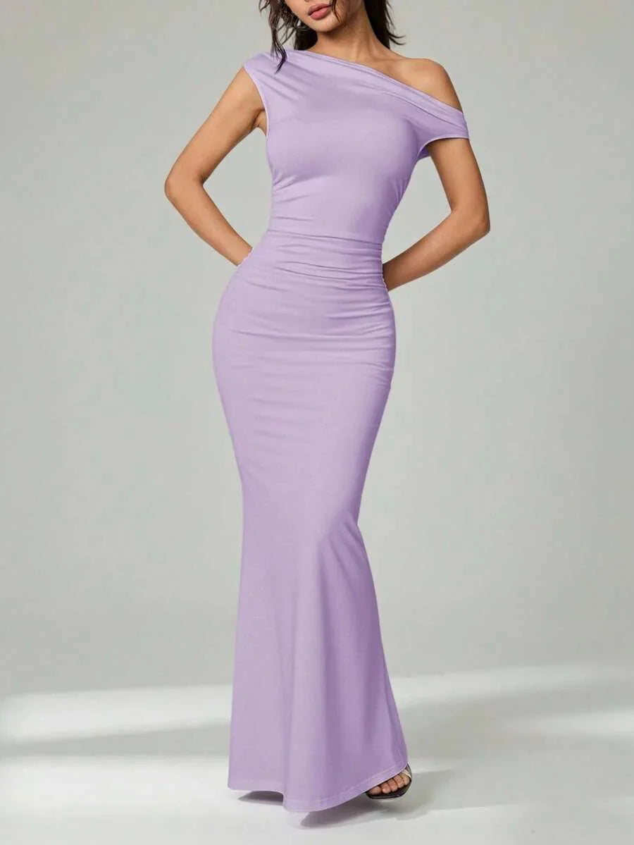 SVELTA - Petite One Shoulder Mermaid Maxi Dress