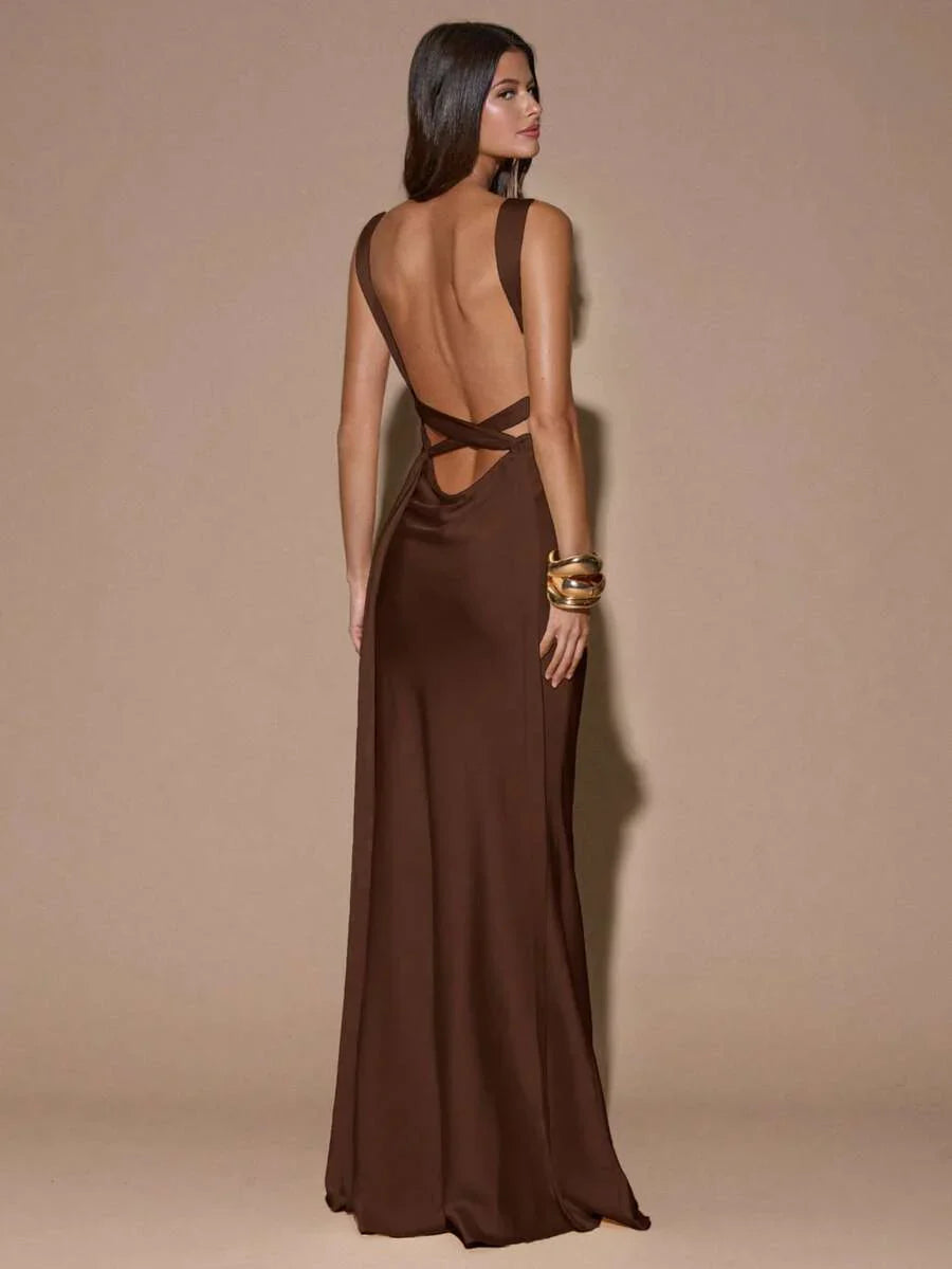 SOLÉA - Backless Maxi Dress
