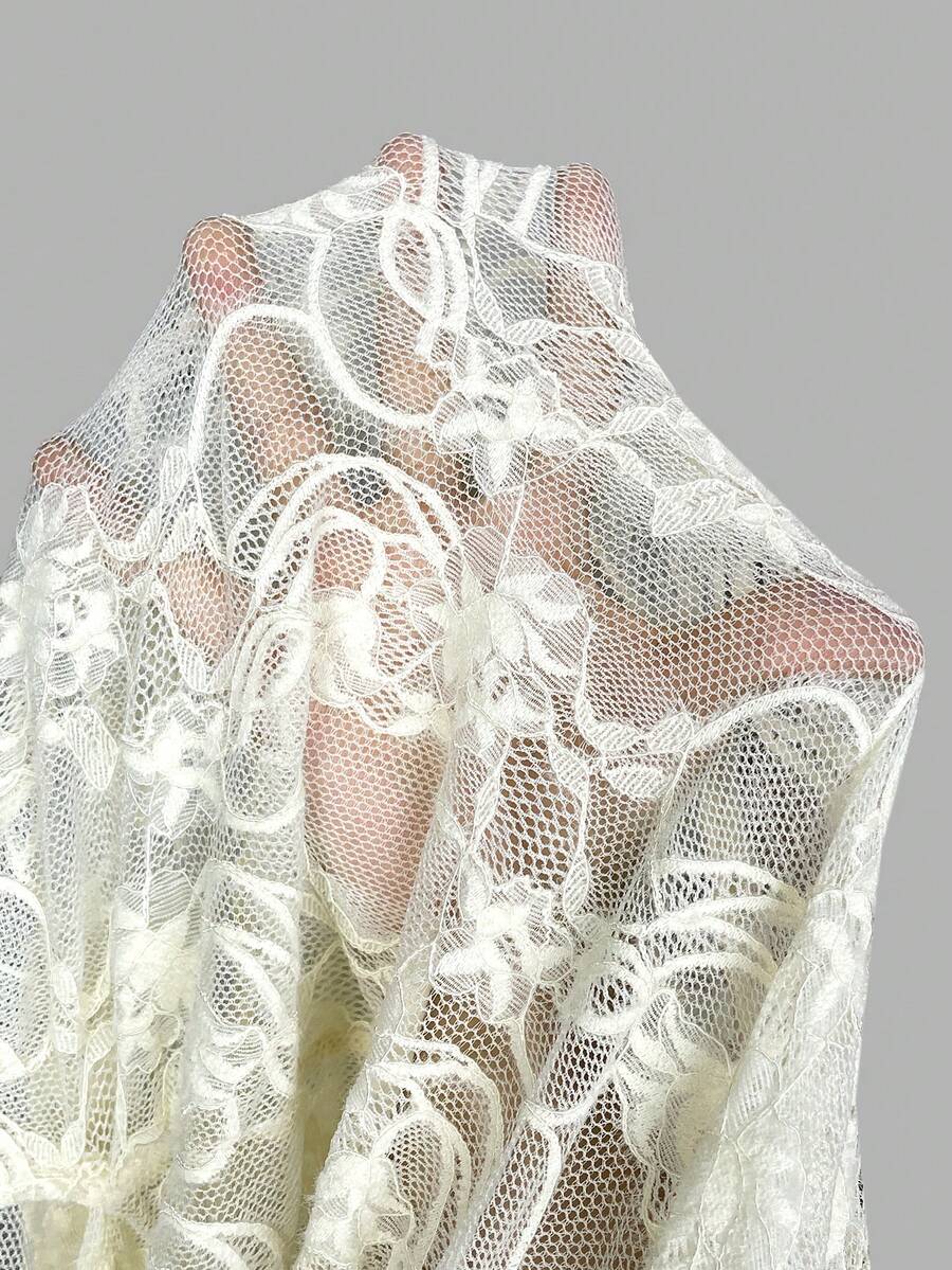 VELIRA - Lace Backless Bodycon Maxi Dress