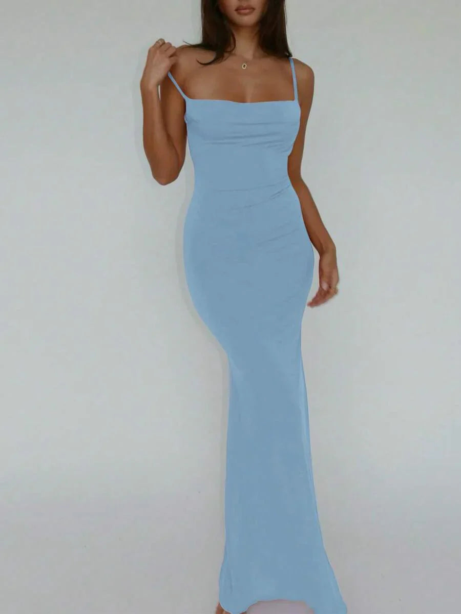 VERDÉ - Maxi Bodycon Slip Dress