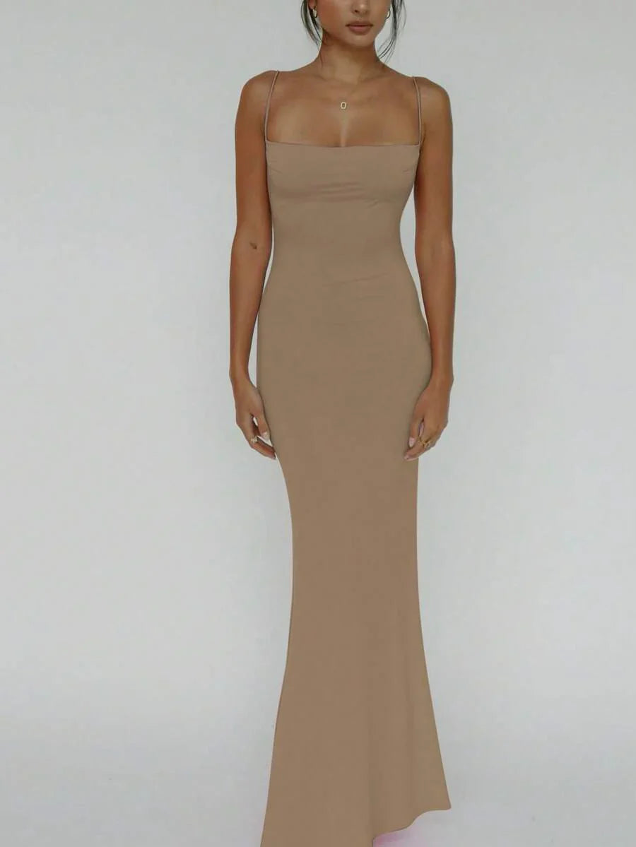 VERDÉ - Maxi Bodycon Slip Dress
