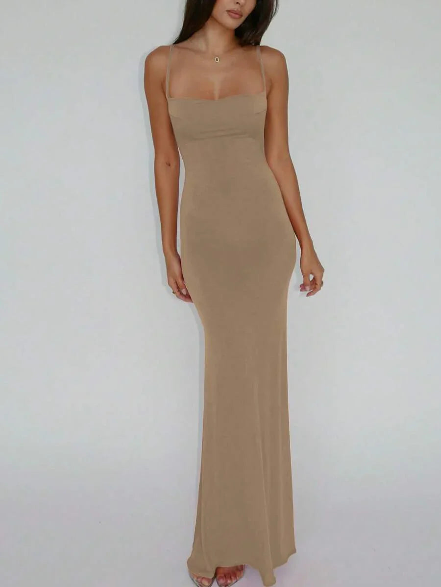 VERDÉ - Maxi Bodycon Slip Dress