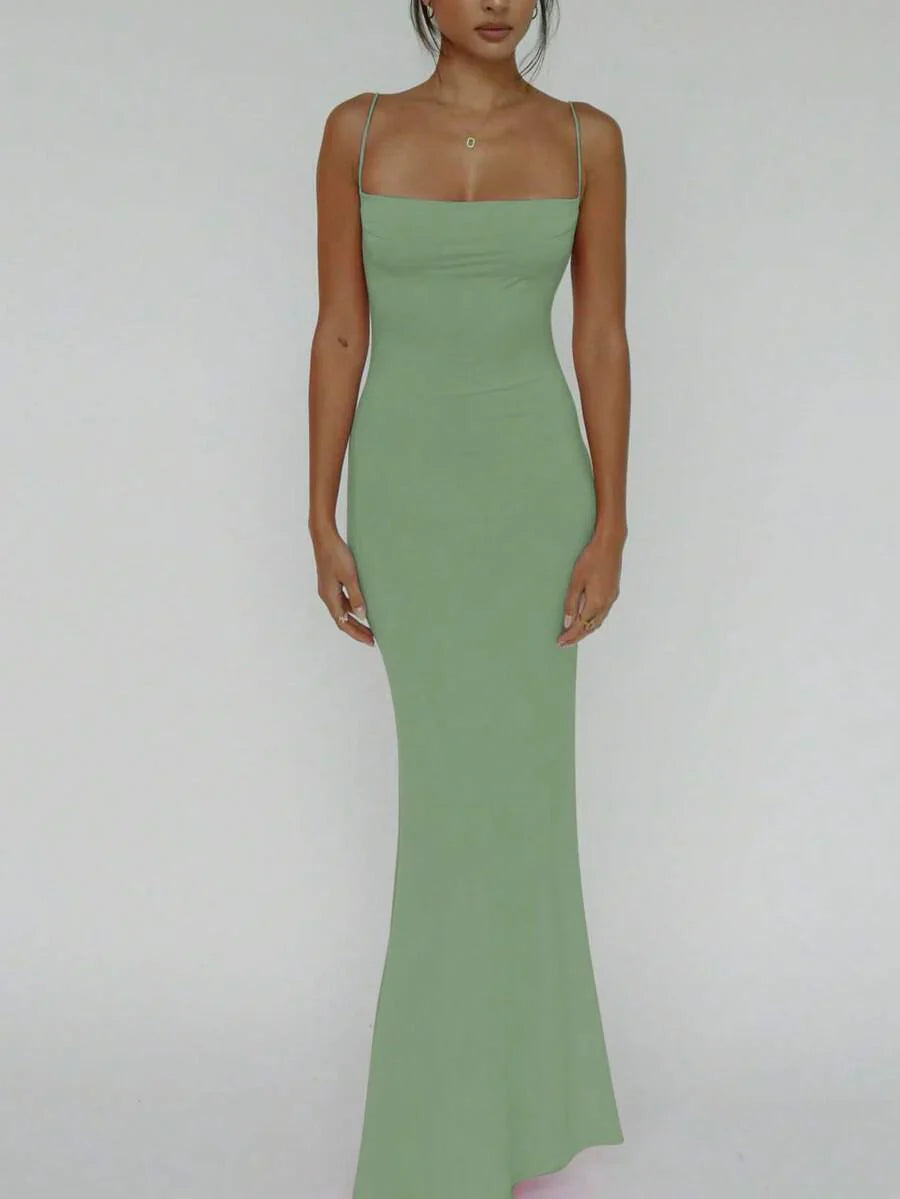 VERDÉ - Maxi Bodycon Slip Dress