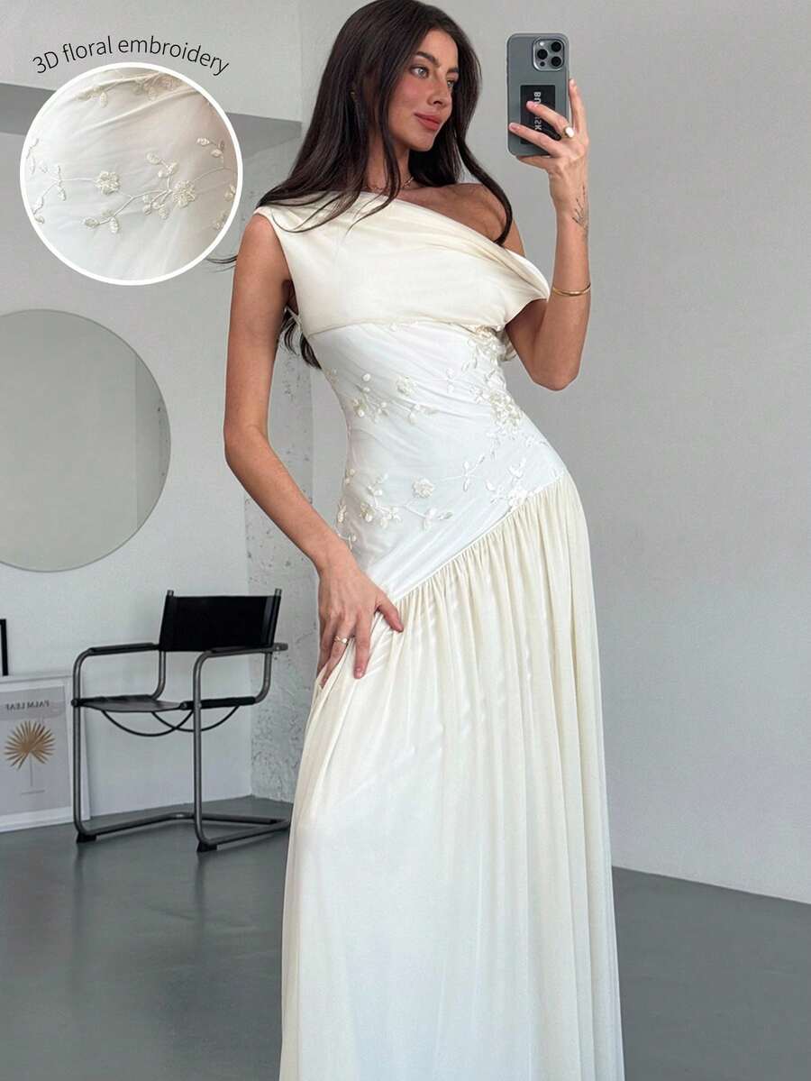 ÉVOLEA - Asymmetric Maxi Dress