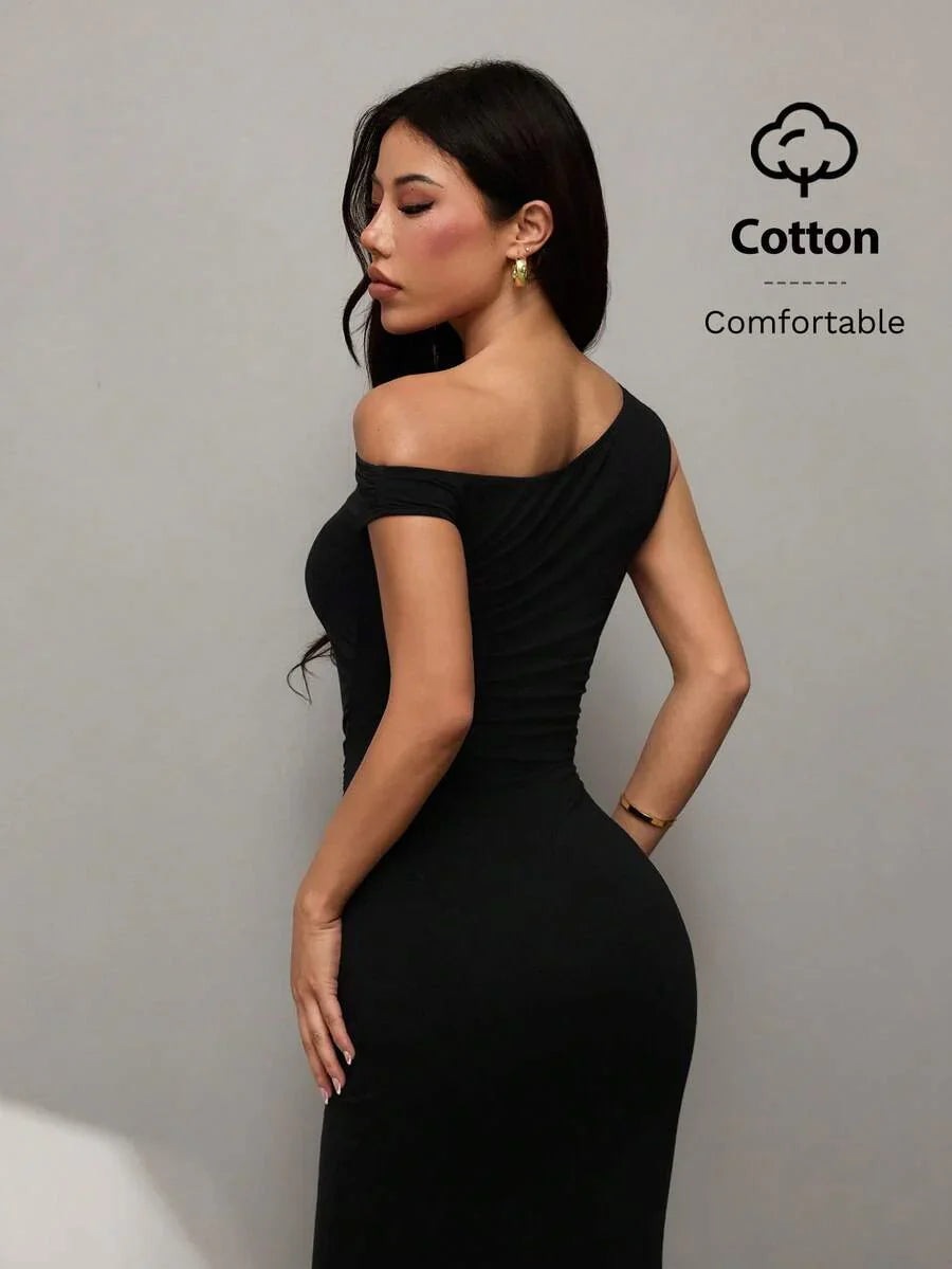 SVELTA - Petite One Shoulder Mermaid Maxi Dress