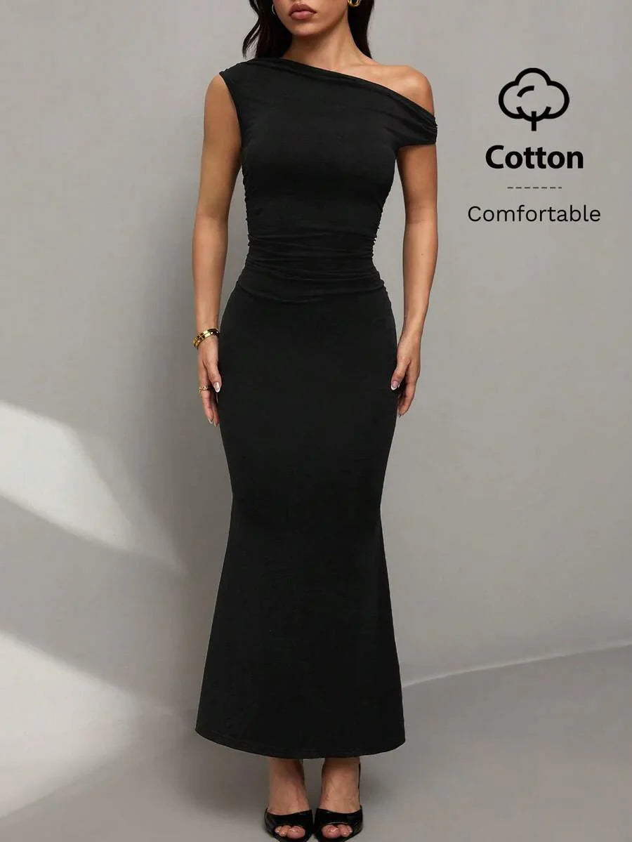 SVELTA - Petite One Shoulder Mermaid Maxi Dress