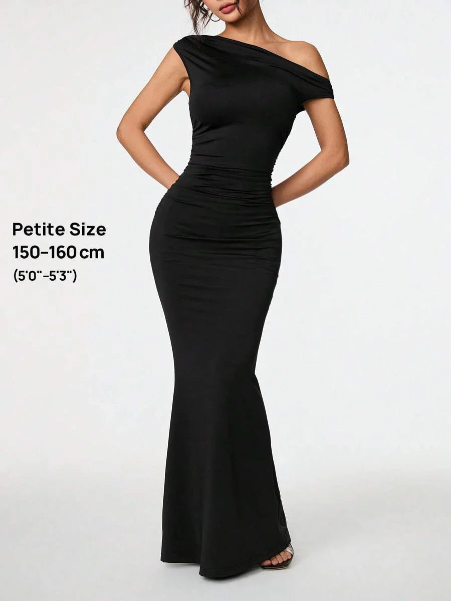 SVELTA - Petite One Shoulder Mermaid Maxi Dress