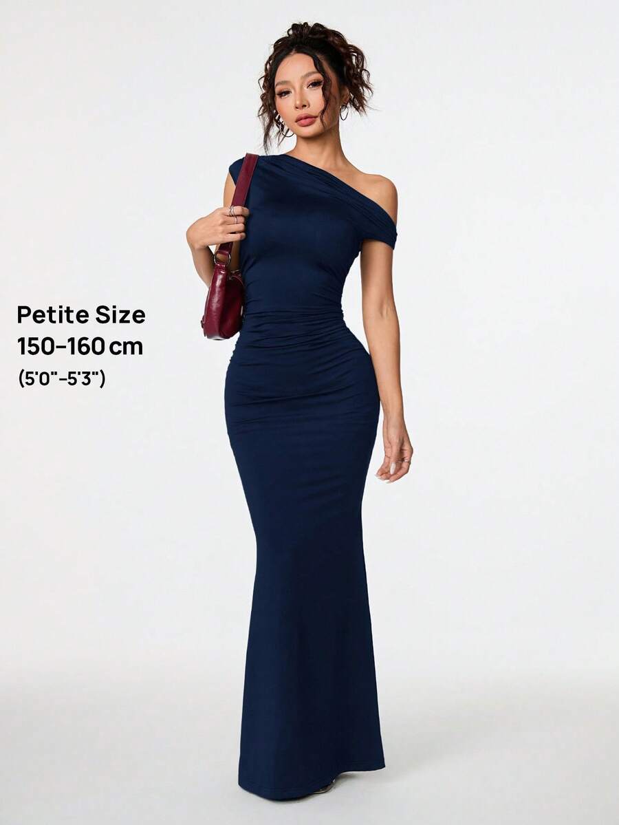 SVELTA - Petite One Shoulder Mermaid Maxi Dress
