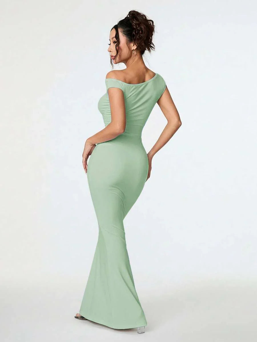 SVELTA - Petite One Shoulder Mermaid Maxi Dress