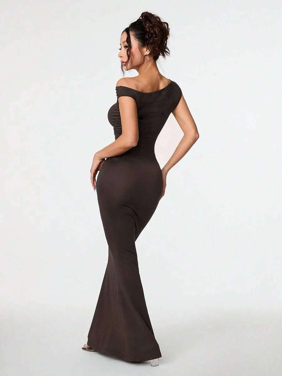 SVELTA - Petite One Shoulder Mermaid Maxi Dress