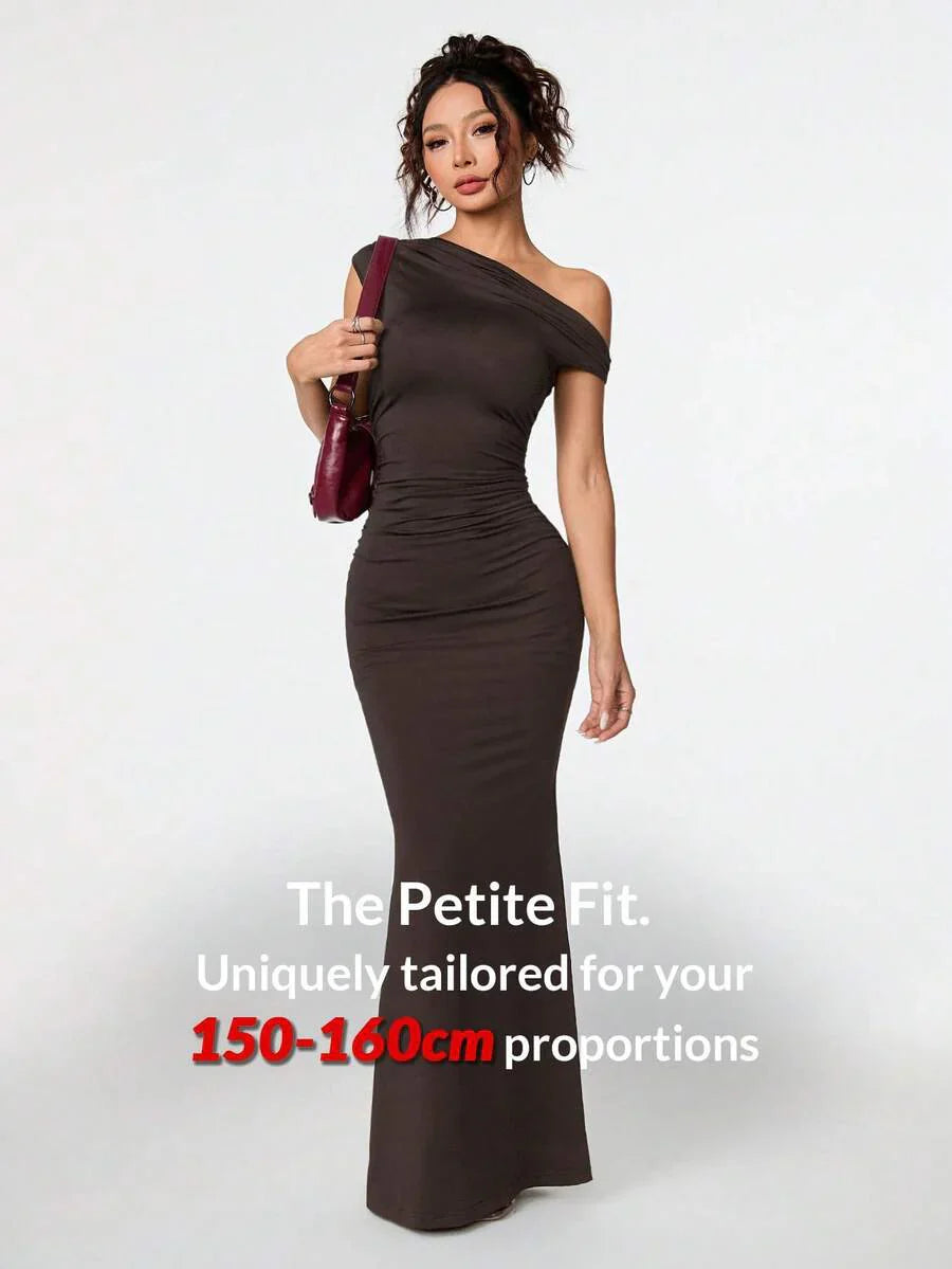 SVELTA - Petite One Shoulder Mermaid Maxi Dress