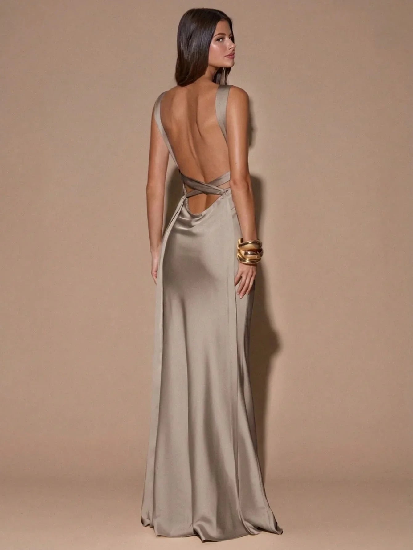 SOLÉA - Backless Maxi Dress