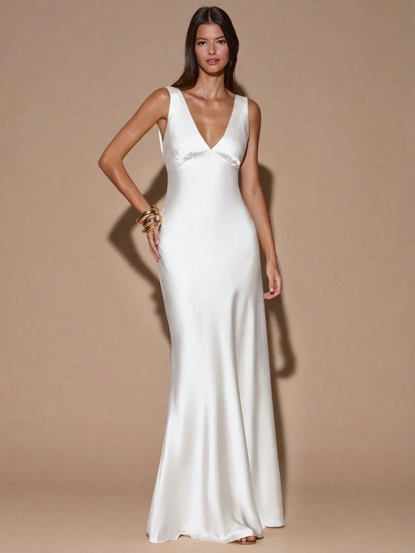 SOLÉA - Backless Maxi Dress