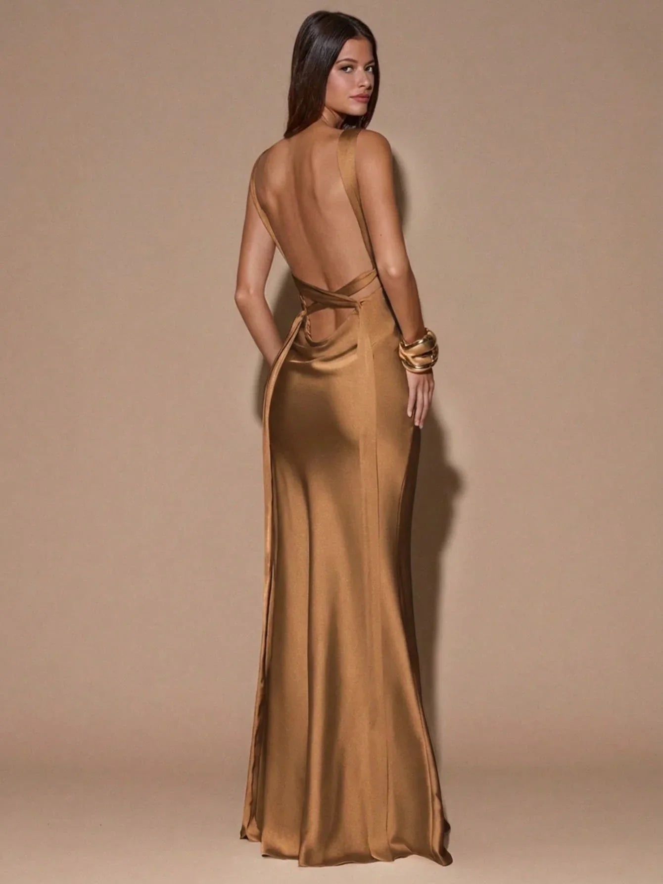 SOLÉA - Backless Maxi Dress